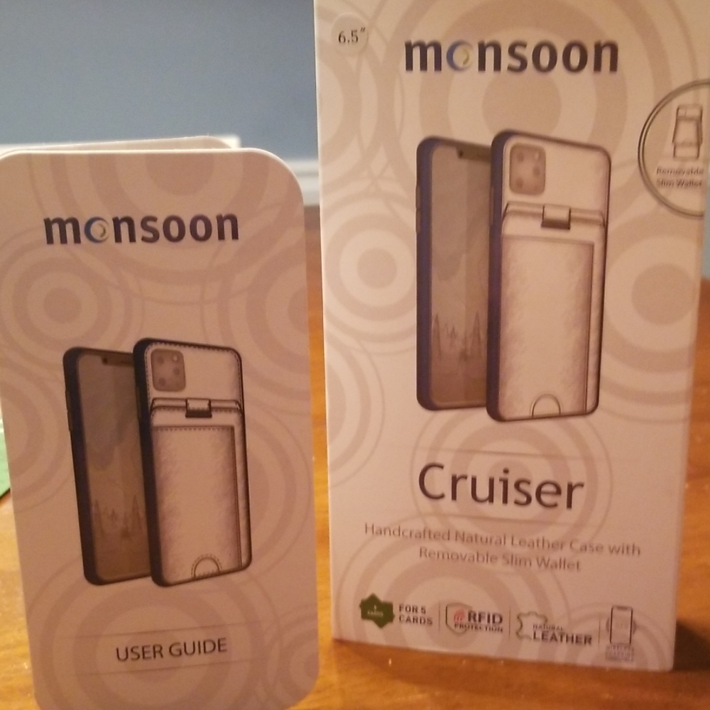 iPhone 11 Pro Max genuine leather wallet case